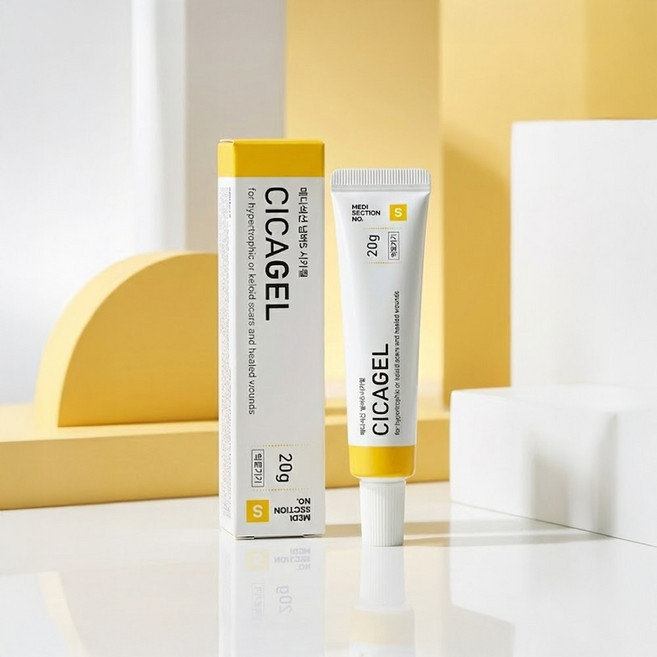 파다스 시카겔 수술 흉터 연고 여드름 제거 화상 상처 켈로이드 제왕절개 비대성 실리콘, 1개, 20g