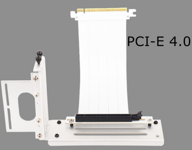 수직 브래킷 GPU 홀더 PCI-E 그래픽 카드 라이저 블랙 GEN3 4.0 3.0 16X 연장 케이블 ATX 5 100cm, [02] Bracket Only, 1개, 01 50CM