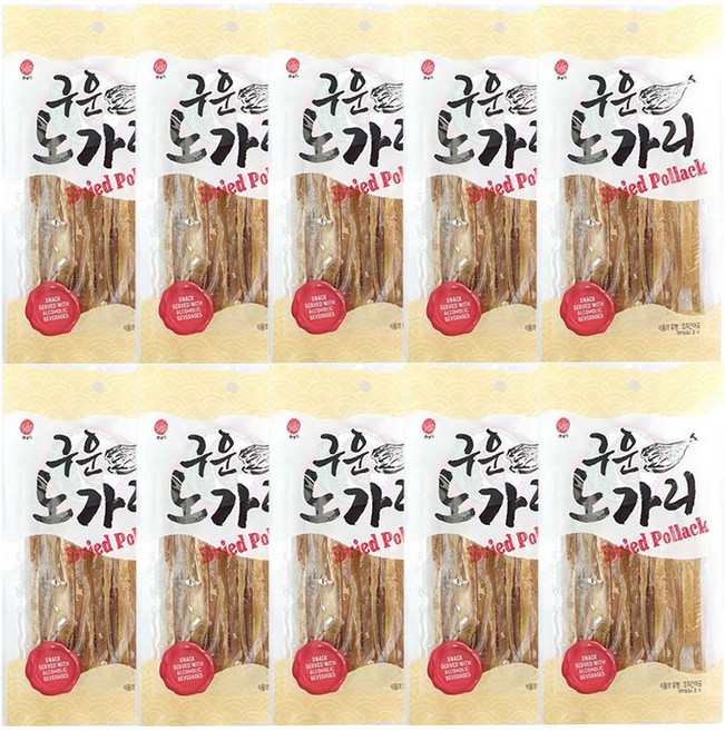 썬푸드 구운노가리 40g 10봉지 고추장포함, 10개