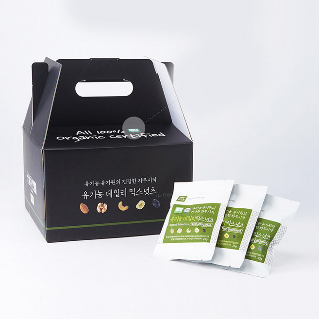 유가원 유기농 데일리 믹스넛츠 더 오리지널 30개입 하루견과 답례품, 1개