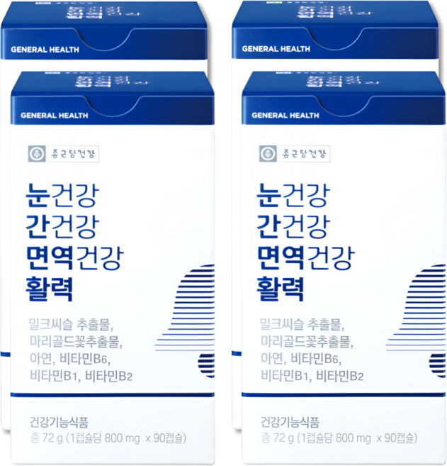 [PandaTV] 종근당건강 눈건강 간건강 면역건강 활력 김수녕 눈간면활, 2개, 180정