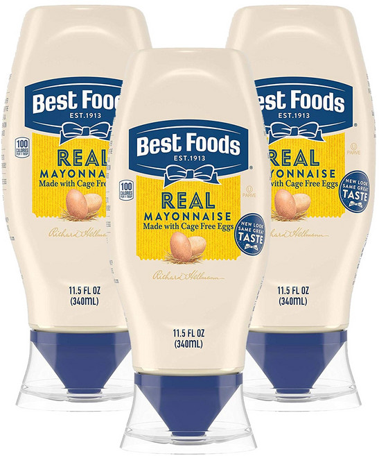 베스트푸즈 리얼 마요네즈, 3개, 340ml