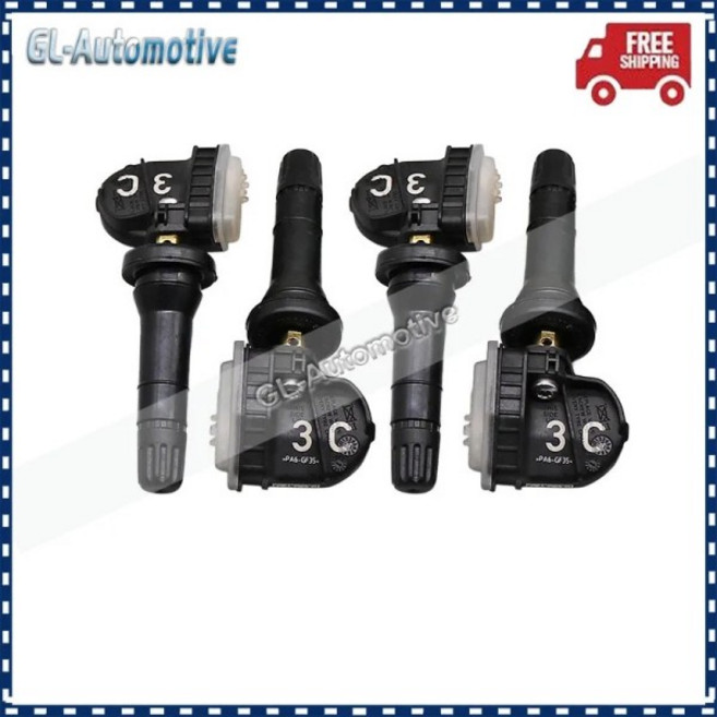 타이어공기압 경보장치 센서 자동차 TPMS 13598772 타이어 압력 세트 4 23445327 315MHz 쉐보레 이퀴녹스 말리부 실버라도 스파크 GMC 시에라 지형, 1개, 한개옵션0