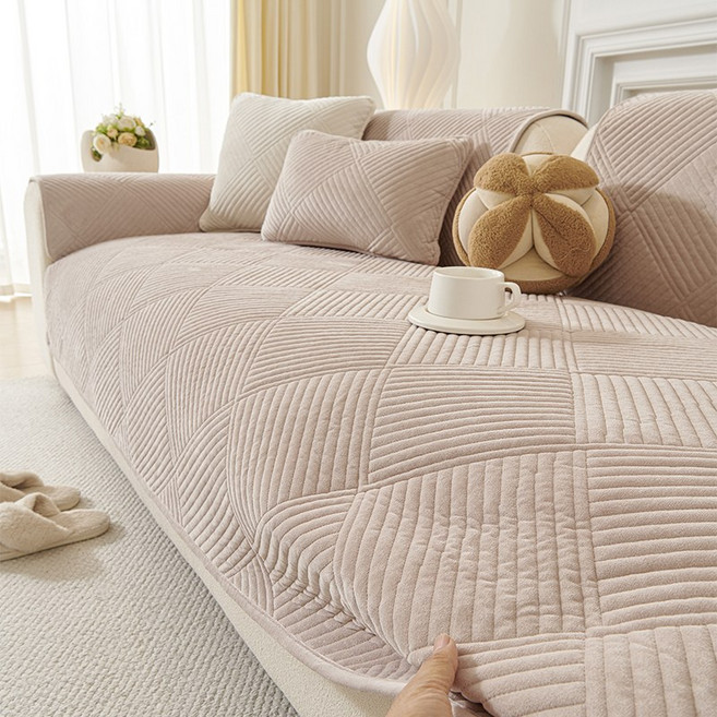 즈이리빙 두툼 극세사 쇼파패드 논슬립 보온