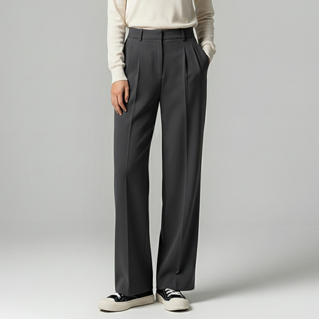 체형커버 사계절 (숏/롱)핀턱 와이드 스판 슬랙스 RSPT3088