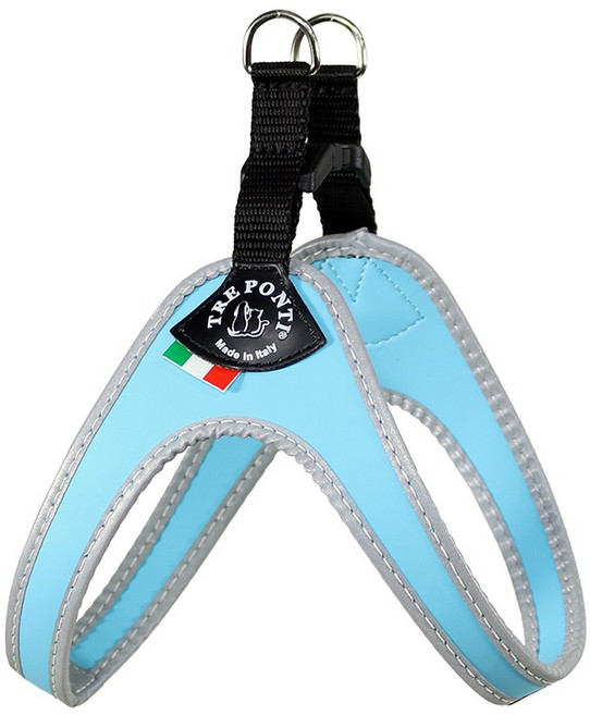 트레폰티 리버티 강아지 하네스 (버클타입) Made in Italy, 블루, 1개