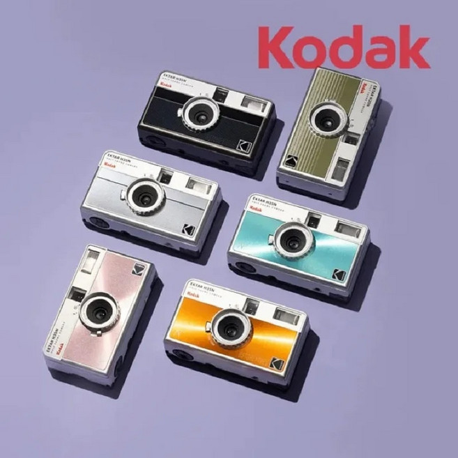 코닥 하프 프레임 필름 카메라 EKTAR H35N 재사용, 세이지, 카메라 전용