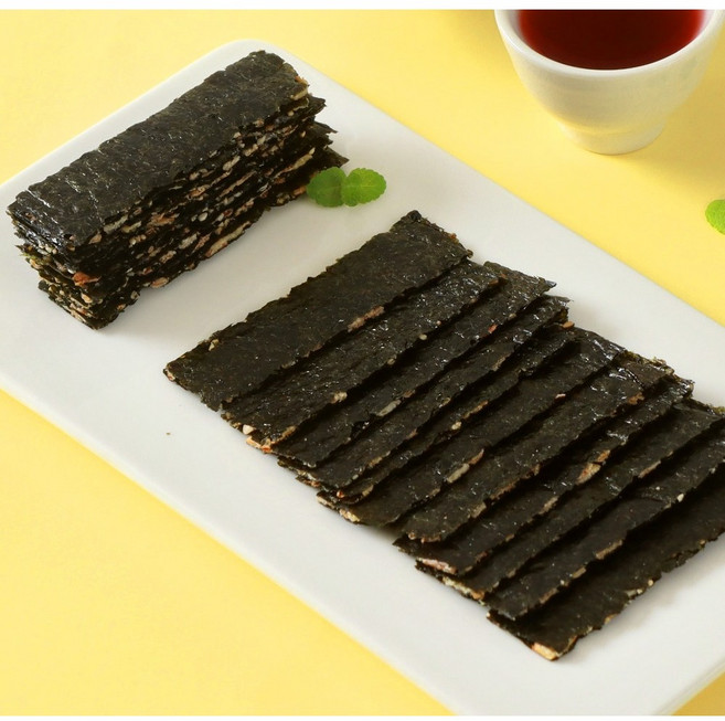 김양스캔들 진짜 맛있는 김과자 튀기지 않고 구운 김부각 10봉 7봉 5봉, 30g, 5개