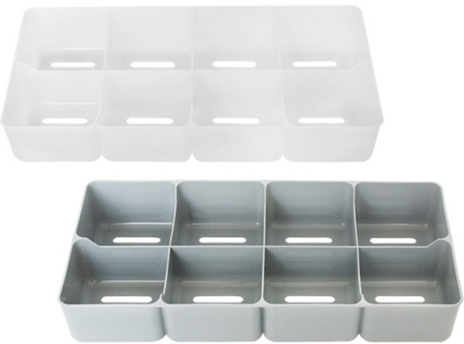 생활창고 8칸 서랍정리함 hib*317vC, 그레이