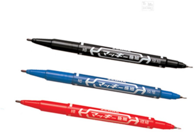 솔군스토어 제브라 맥키 엑스트라파인 공부펜, 블루