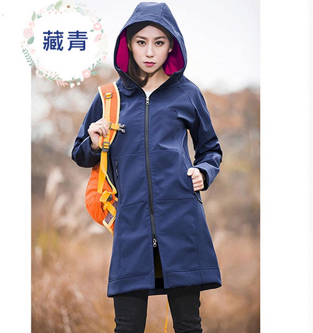 時尚顯瘦中長版保暖外套 防風防潑水 女生冬天必備