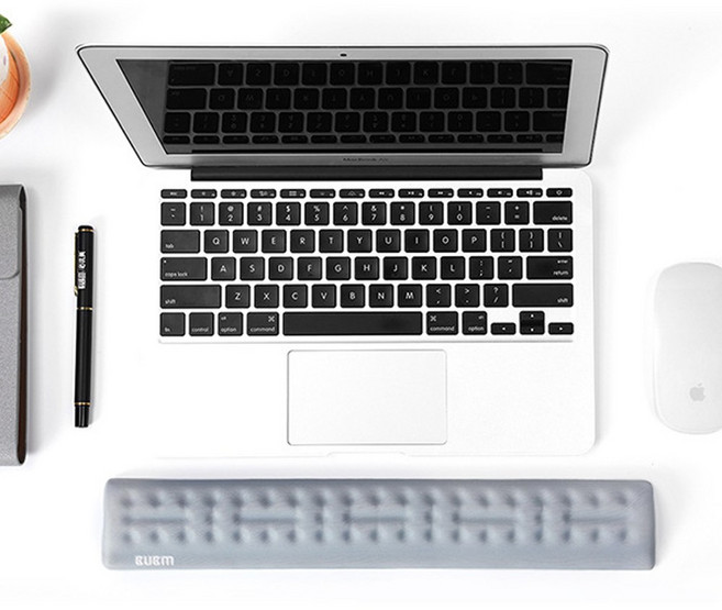 생활살림 직장인 손목 보호 키보드 마우스 쿠션 패드 받침대, 핑크 중, 1개