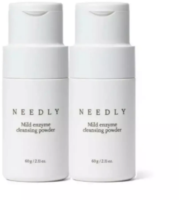 니들리 마일드 효소 클렌징 파우더, 60g, 2개