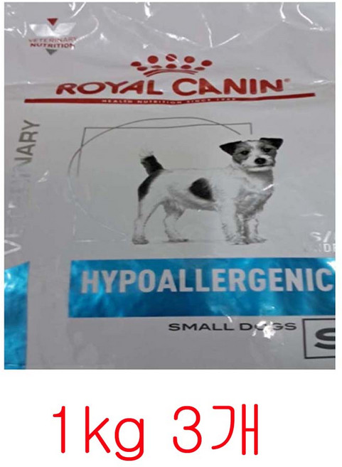 로얄캐닌 하이포알러제닉 건식사료, 피부/피모, 3kg, 1개