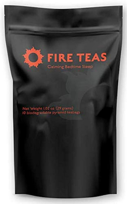 FIRE TEAS 쐐기풀 잎 사프란 허브 티 - 루즈 리프 -, 초콜릿 말차 녹차 파우더