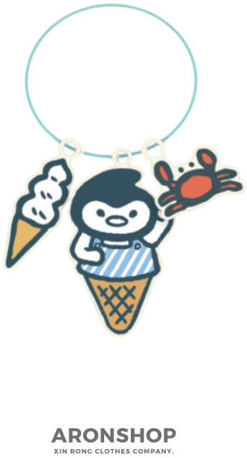 TUNEE GOODS 造型吊飾, 1個, 吊飾-企鵝海邊度假款, 吊飾-企鵝海邊度假款