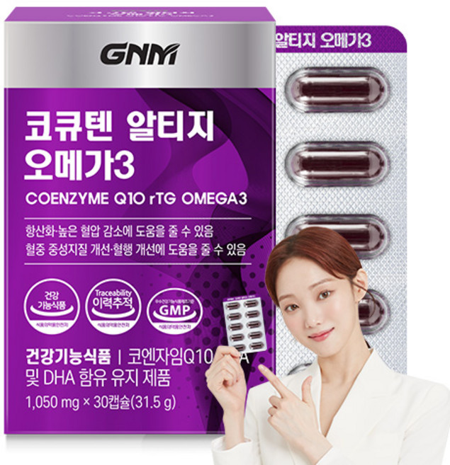 자연의품격 코큐텐 알티지 오메가3 코엔자임Q10, 30정, 1개
