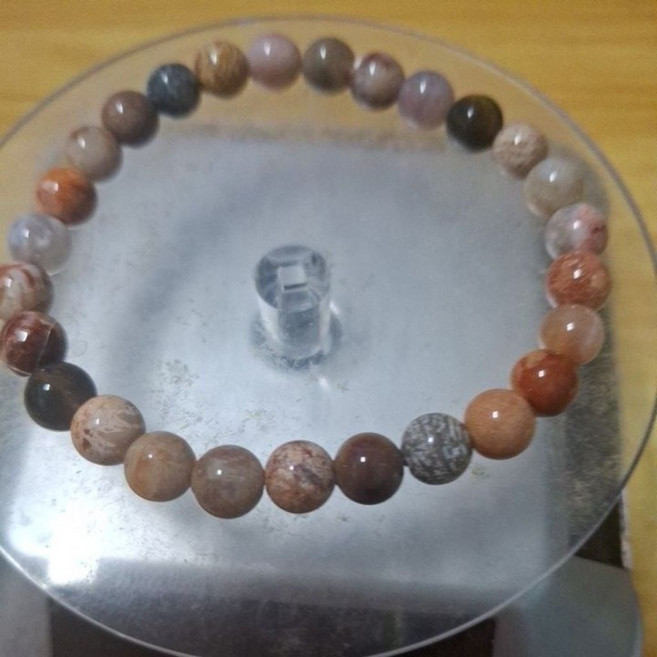 7m多寶幽靈圓珠手串 色彩繽紛 男女皆宜的時尚配飾
