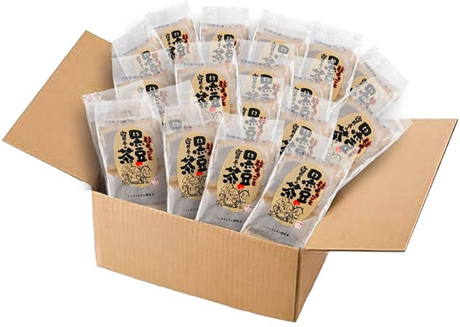 유월정 검은콩 차 티백 240개 (10개씩 들어 있는 24봉지) 카페인 흑두 100% 로스팅 높은 영양가! 마시기만 해도 풍부한 영양소!