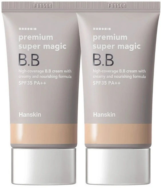 한스킨 프리미엄 수퍼매직 비비크림 SPF35, 수퍼매직비비크림, 45g, 2개 - 쿠팡