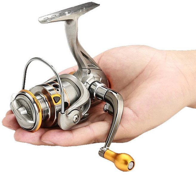 미니 DC150 시리즈 슈퍼 강력한 12 1BB 스피닝 낚시 릴 5 2 1 기어비 금속 미니 내구성 낚시 코일 베이트캐스팅, 1) DC150 - 13