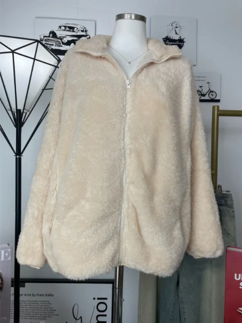 양털 후리스집업 부들감촉 후리스 플리스집업 가디건 6color 데일리 아우터