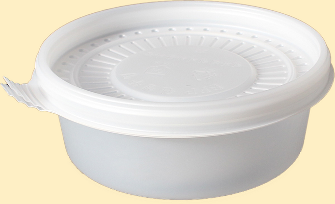 일회용죽용기 BF 반죽 원형 250 백색 800세트 일회용 배달 죽포장용기, 1세트, 800개