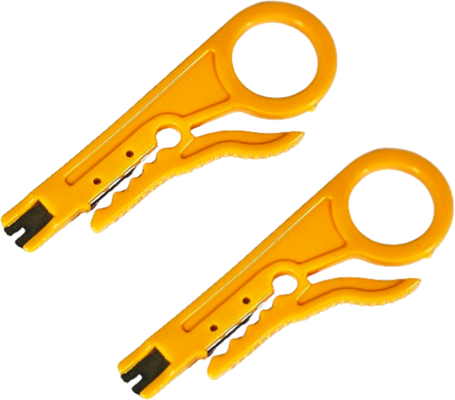 국산 UTP 케이블 스트리퍼 고급형 랜선 탈피기, 2개