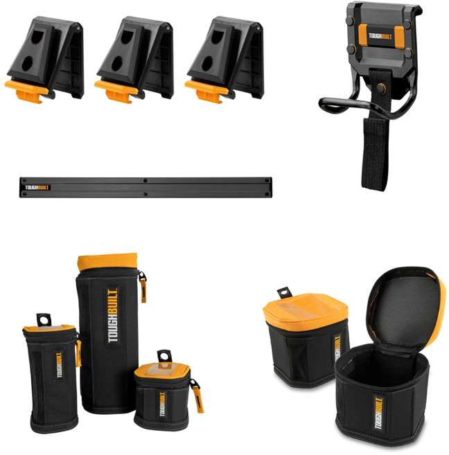 터프빌트 악세사리 벨트클립 망치걸이 어깨끈 키체인 벽걸이 홀더 멀티 파우치 전동 공구집 공구가방 등 인테리어 작업 공구, 1개