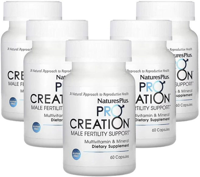 네이쳐스플러스 프로크리에이션 메일 퍼틸리티 서포트 캡슐 60정, 5개 - 쿠팡