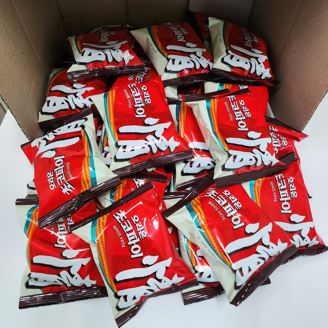 오리온 초코파이 개별포장 대용량 사무실 간식, 39g, 100개