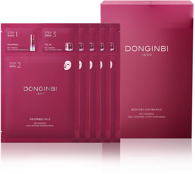 동인비 자생 3-STEP 케어 마스크 5매입, 5개입, 1개
