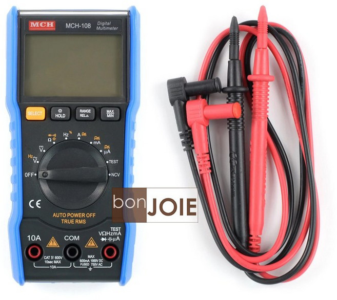 MCH MCH-108 數位三用電表