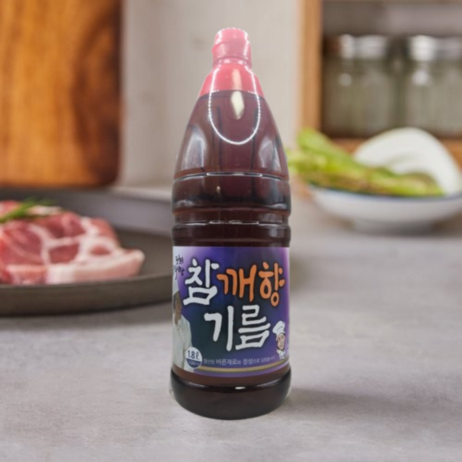 전철우 참깨향기름 가성비 전철우 참기름 식당용 대용량 향미유 업소용 참고을 식자재, 1개, 1.8L