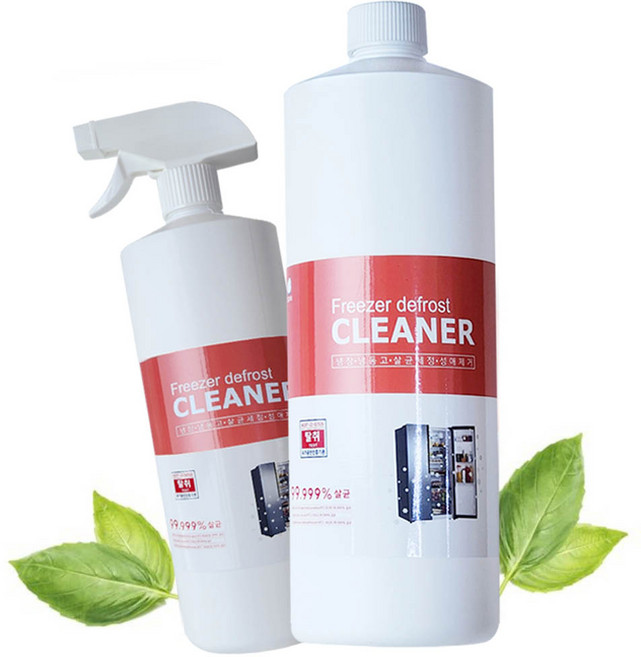 대용량 냉장고 냉동고 성에제거제 살균 세정 / 가정용 업소용 / 자동차 성에제거 / -40도 재동결억제, 1L, 1개