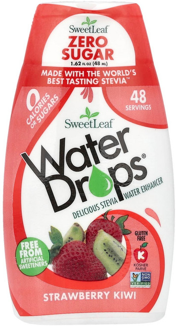 스위트리프 스테비아 Water Drops 수분 강화제 스트로베리 키위 48ml WDN-12850, 1개