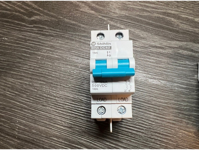 士林電機 BHA DC52 直流小型斷路器 2P 16A/20A/32A/50A 斷路開關 太陽能, 1個, 2P 16A