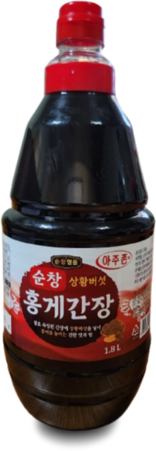순창 상황버섯 홍게간장, 4개, 1.8L