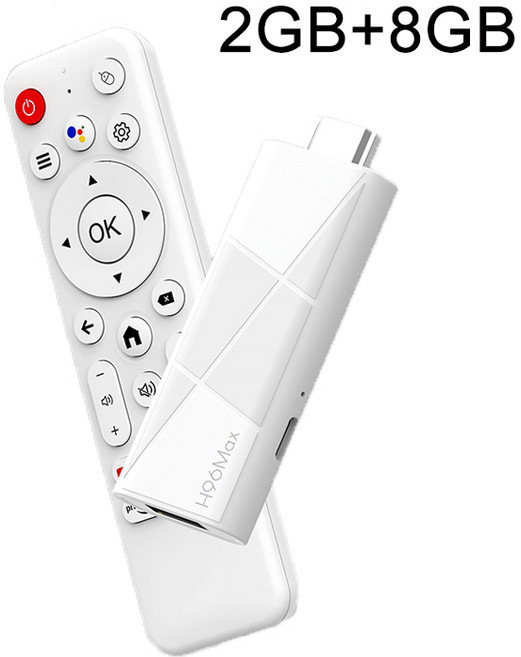 스틱스마트 TV 스틱 H96 MAX RK3518 Wifi6 4K 안드로이드 14 BT5.0 쿼드 코어 홈 미디어 플레이어 구글 음, 01 2GB 8GB