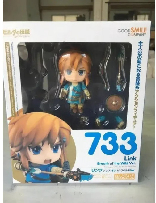 아미보 링크 젤다의 전설 왕국의 눈물 액션 피규어 젤다 가논, 링크 733, 박스 포함, 1개