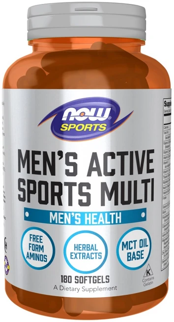 나우스포츠 멘즈액티브스포츠멀티 남성용 스포츠 멀티비타민, 1개, 180정 - 쿠팡