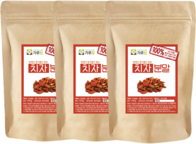 가루랑 100% 국산 홍합분말 선식 200g 3개 묶음, 1개