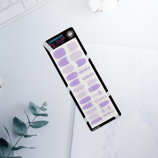 위쁨 네일스티커 네일팁 젤네일스티커 60종, 1개, WEN046