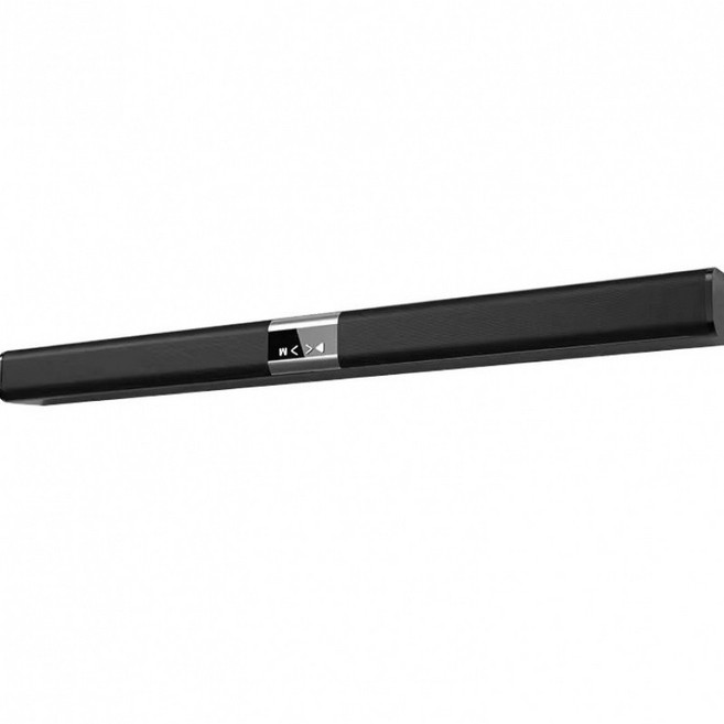 電視音響 9D音效/紅外遙控/無線藍牙/同軸輸入, 黑色, 長條形回音壁