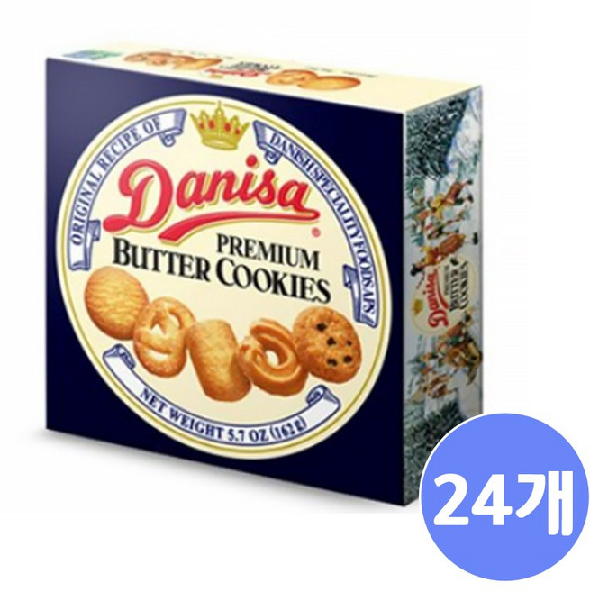 마요라 대니사 버터쿠키, 162g, 24개