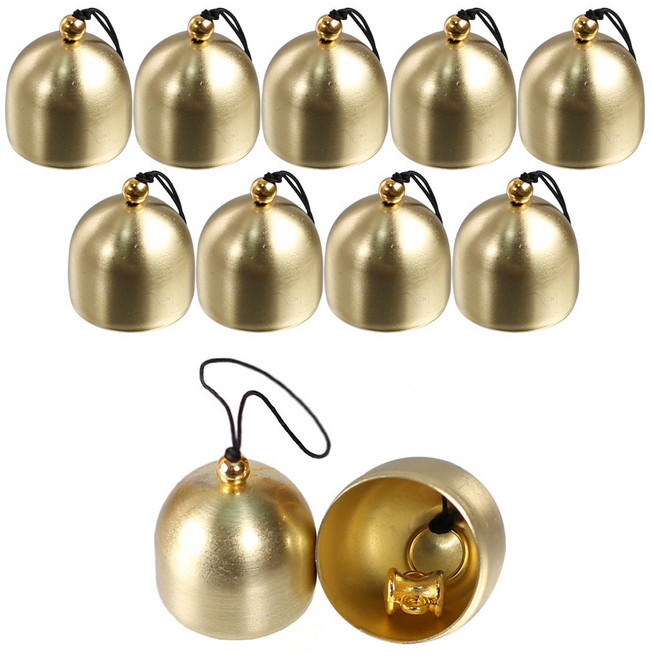 [모핸] 미니풍경종 (합금), 블랙, 10개