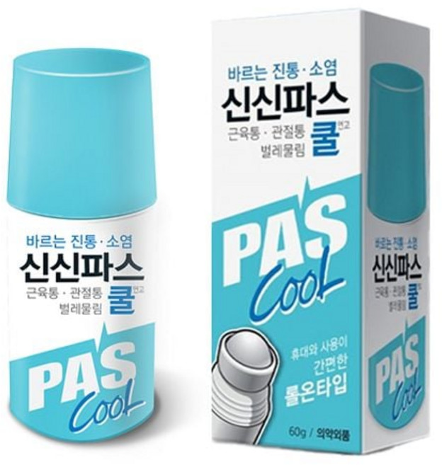 바르는 신신파스 쿨 물파스 60g 1P 근육통 벌레물림 hsm+15353NI