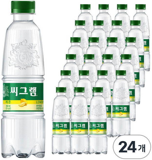 씨그램 레몬, 24개, 350ml