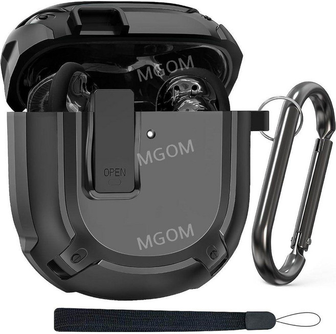 호환 Bose QC 울트라 케이스 보호 커버 무선 이어폰 보스 블루투스 보관, 블랙, QC 이어버드2, 1개