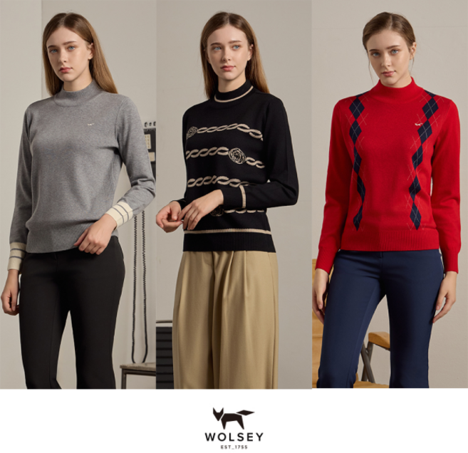 울시 비밀특가 울시 여성 울블렌디드 니트풀오버 3종 택1